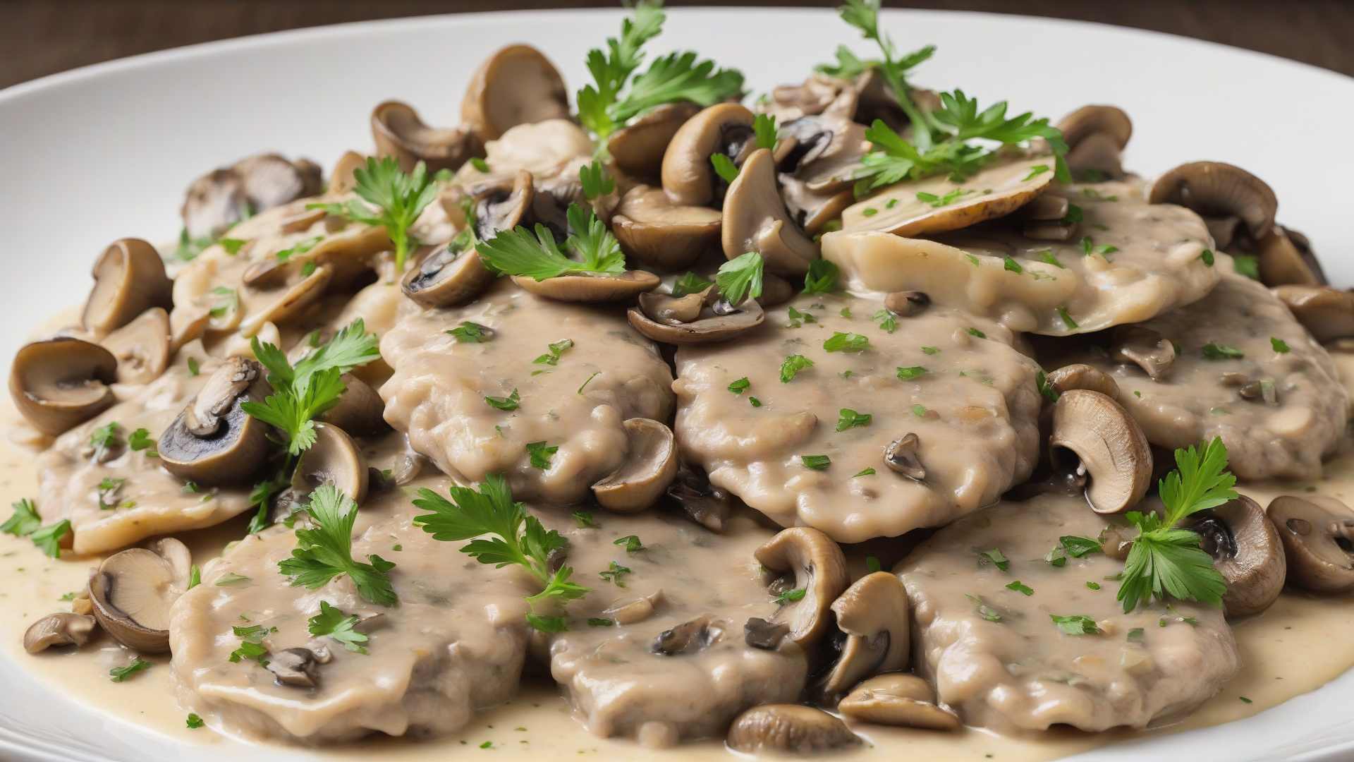 scaloppina ai funghi